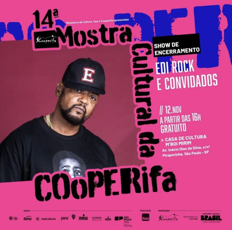 Show Edi Rock e convidados | 14ª MOSTRA CULTURAL DA COOPERIFA
