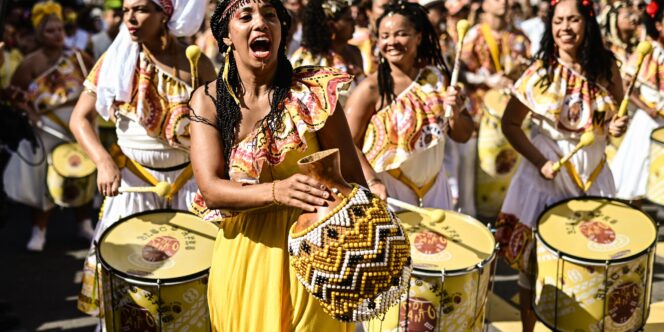 Bloco de carnaval no Campo Limpo